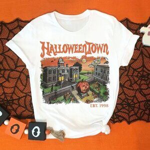 Halloweentown University T-Shirt - Spooky Retro Halloween Town Tee